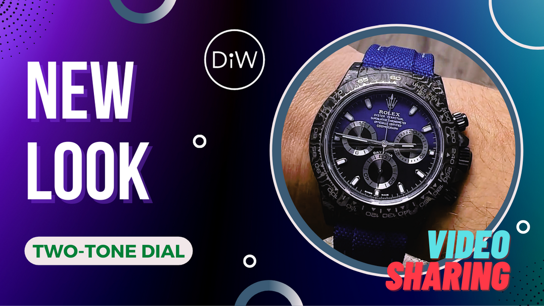 NEW LOOK: Rolex DiW Watch TWO-TONE DIAL | Rolex Daytona | Carbon Daytona | WORLDTIMER