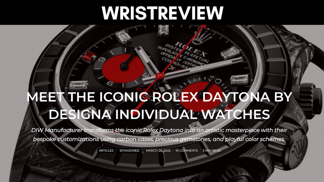 Meet The Iconic Rolex Daytona By Designa Individual Watches | DiW Blog by WORLDTIMER