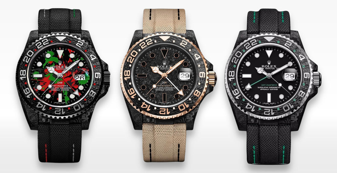 DiW Rolex Carbon GMT-MASTER II Watches 格林尼治型II 手錶 | WORLDTIMER