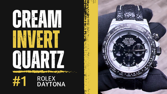 DiW Rolex Daytona CREAM INVERT On Quartz Fiber Case | DiW Blog By WORLDTIMER