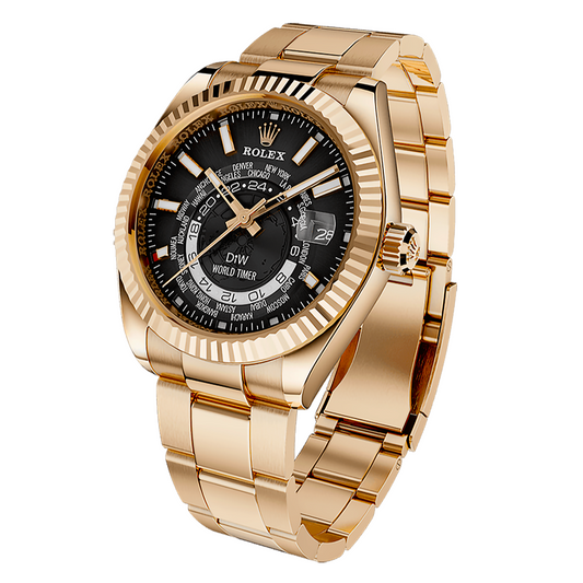 DiW Rolex Sky Dweller GOLD 326934 | WORLDTIMER