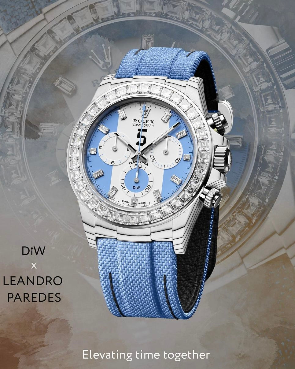 Rolex DiW Daytona LEANDRO PAREDES Diamond Bezel | WORLDTIMER