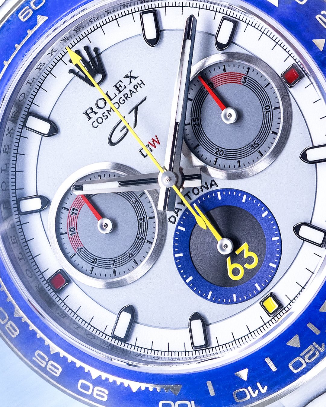 Porsche 911 GT3 Rolex DiW Daytona CarboQuartz UNIQUE PIECE 保時捷911 GT3 勞力士 DiW地通拿 石英纖維 獨一無二腕錶 | WORLDTIMER