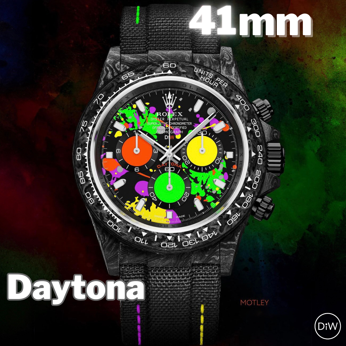 41mm Rolex Daytona DiW Watch First In Rolex WatchMaking 41毫米勞力士地通拿 | WORLDTIMER