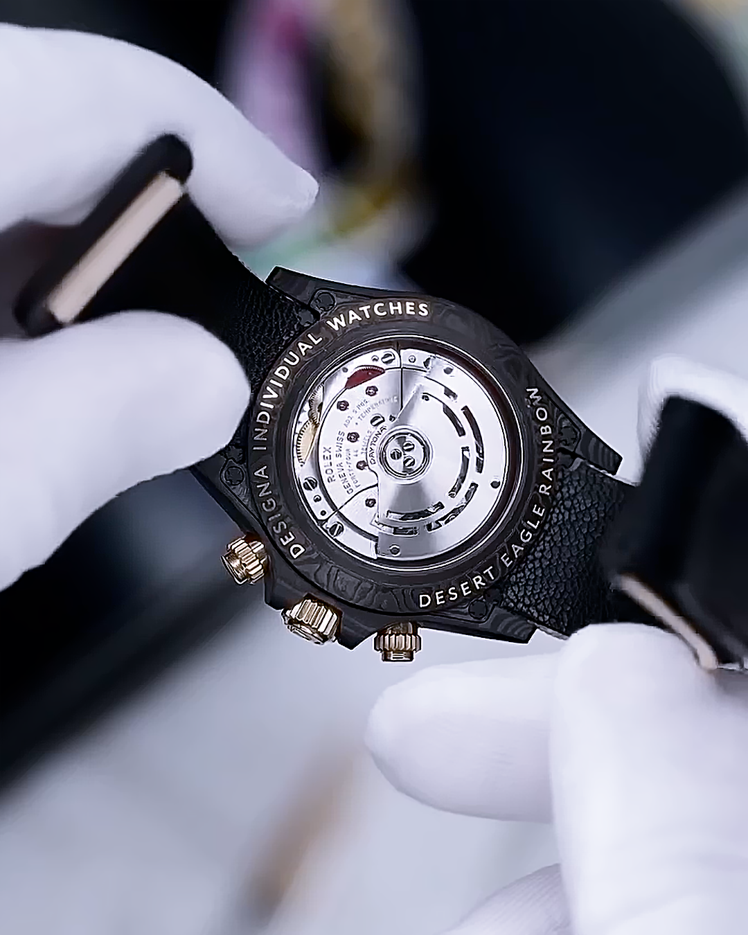 DiW Rolex Rainbow Daytona Unique "DESERT EAGLE RAINBOW" DiW 劳力士彩虹迪 | WORLDTIMER