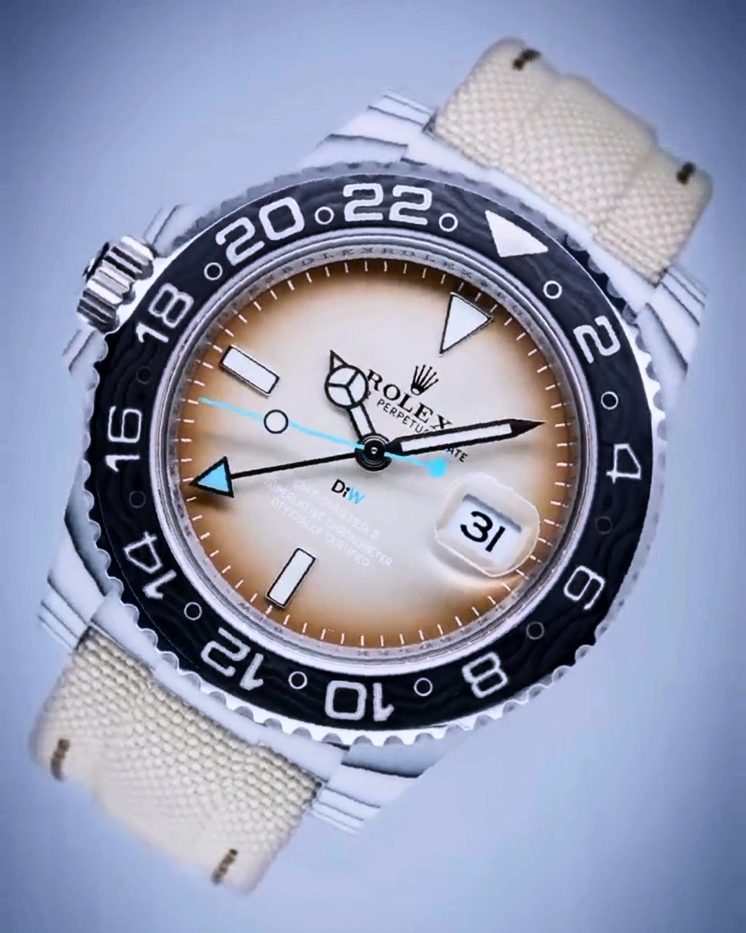 DiW Rolex GMT Master SAVANNA 勞力士 格林尼治型 40毫米訂製腕錶 | WORLDTIMER