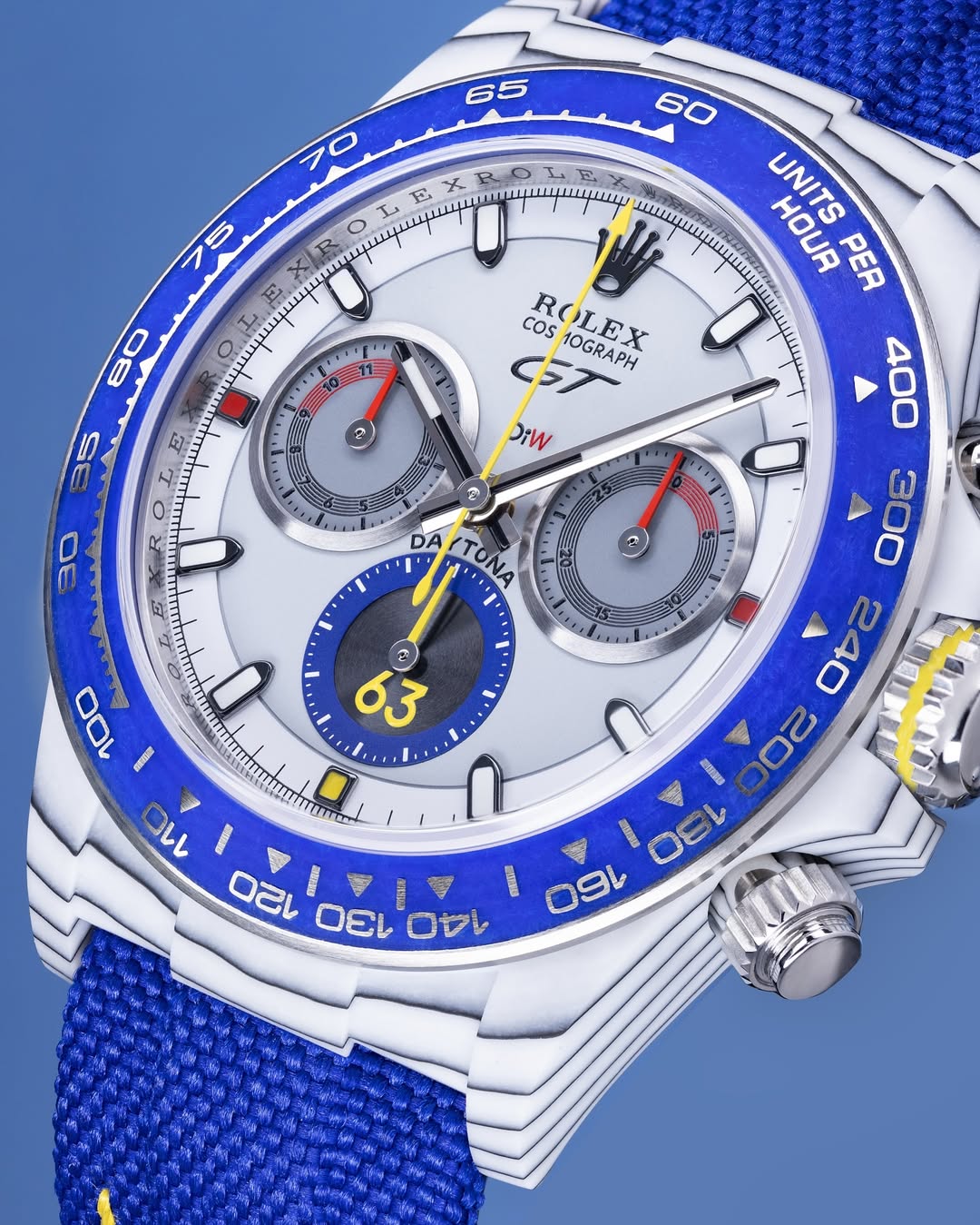 UNIQUE Porsche 911 GT3 Rolex DiW Daytona CarboQuartz 獨一無二 保時捷911 GT3 勞力士DiW 石英纖維地通拿 手錶 | WORLDTIMER