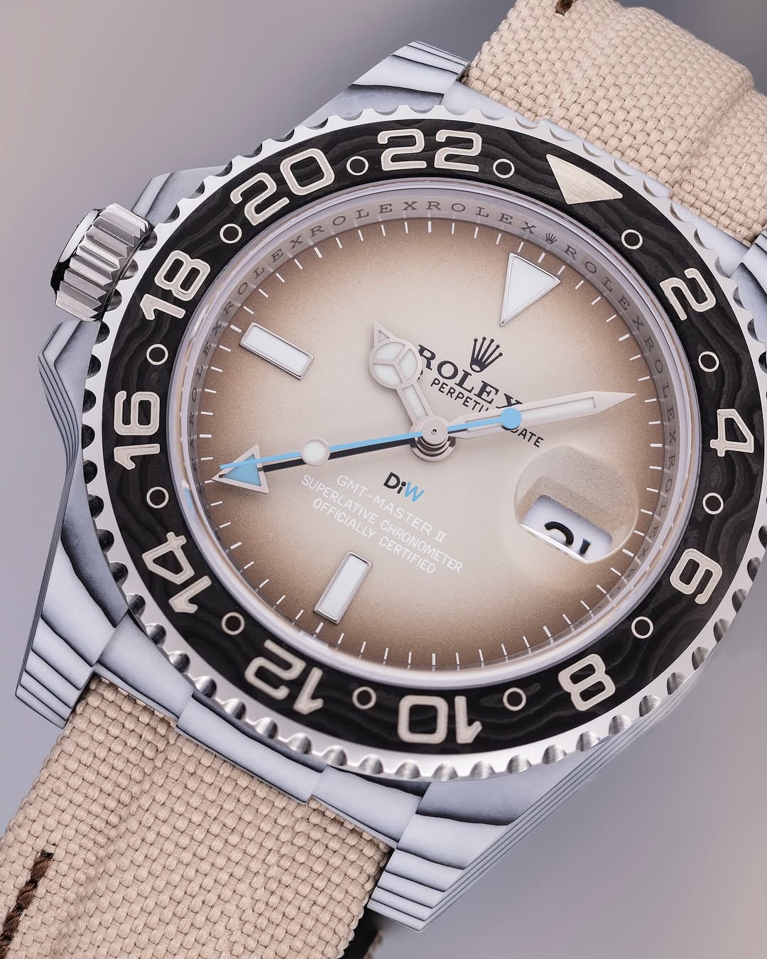 DiW Rolex GMT Master SAVANNA 勞力士 格林尼治型 40毫米訂製腕錶 | WORLDTIMER