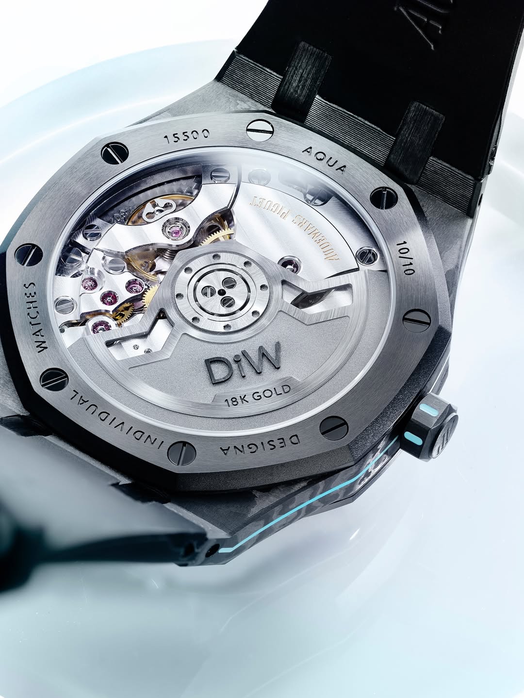 NTPT Carbon AP Royal Oak 15500ST DiW VOIDLINE AQUA 愛彼皇家橡樹 15500ST | WORLDTIMER