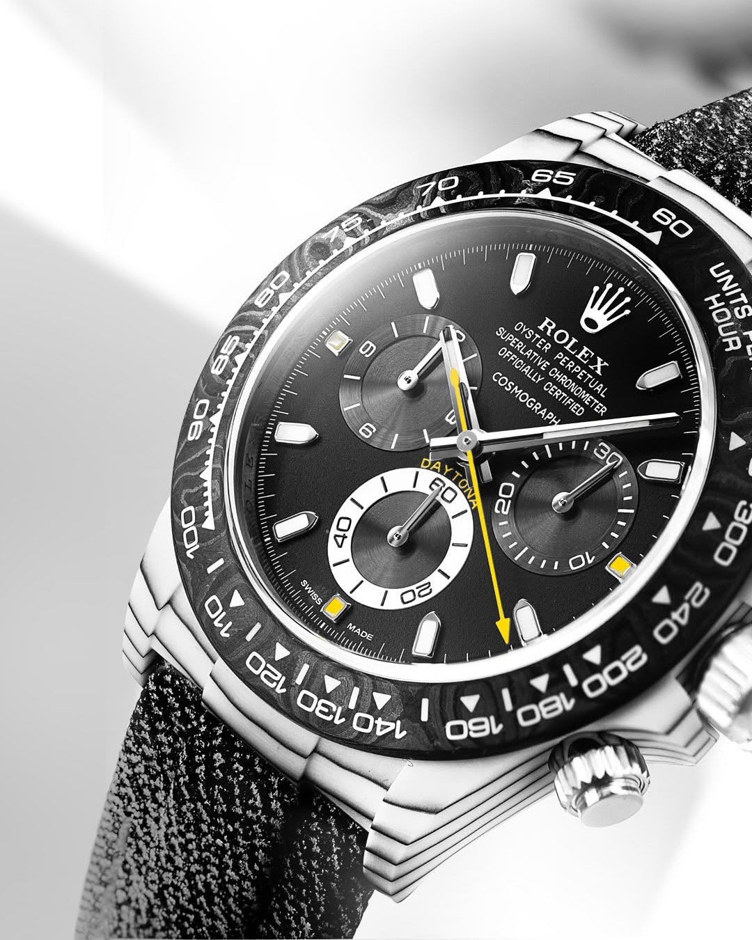 UNIQUE CarboQuartz DiW Rolex Daytona STRIKER 勞力士DiW 石英纖維地通拿 | WORLDTIMER