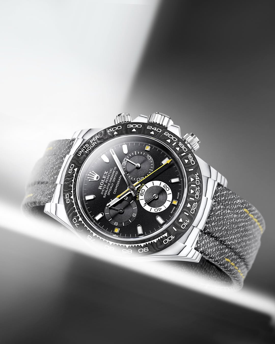 UNIQUE CarboQuartz Rolex DiW Daytona STRIKER 勞力士DiW 石英纖維地通拿 | WORLDTIMER