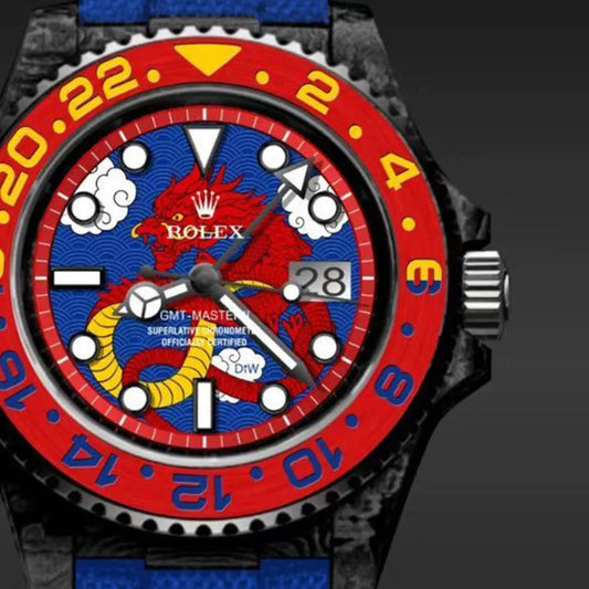 勞力士 DiW GMT Master DRAGON 格林尼治型II NTPT 碳纖 | WORLDTIMER