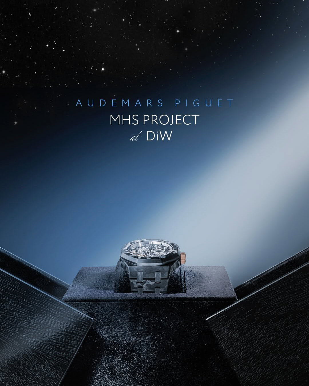 DiW All Carbon AP Royal Oak Double Balance Wheel Openworked 15467OR MHS Project | APhk 愛彼 皇家橡樹 | WORLDTIMER