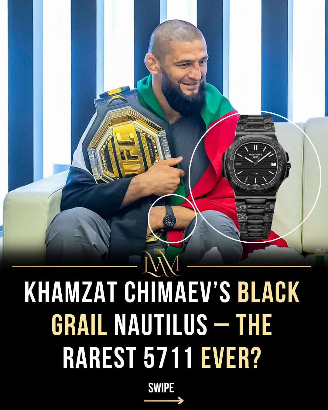 NTPT Carbon Fiber Patek Philippe DiW Nautilus 5711 BLACK GRAIL 百達翡麗Nautilus 5711 DiW | WORLDTIMER