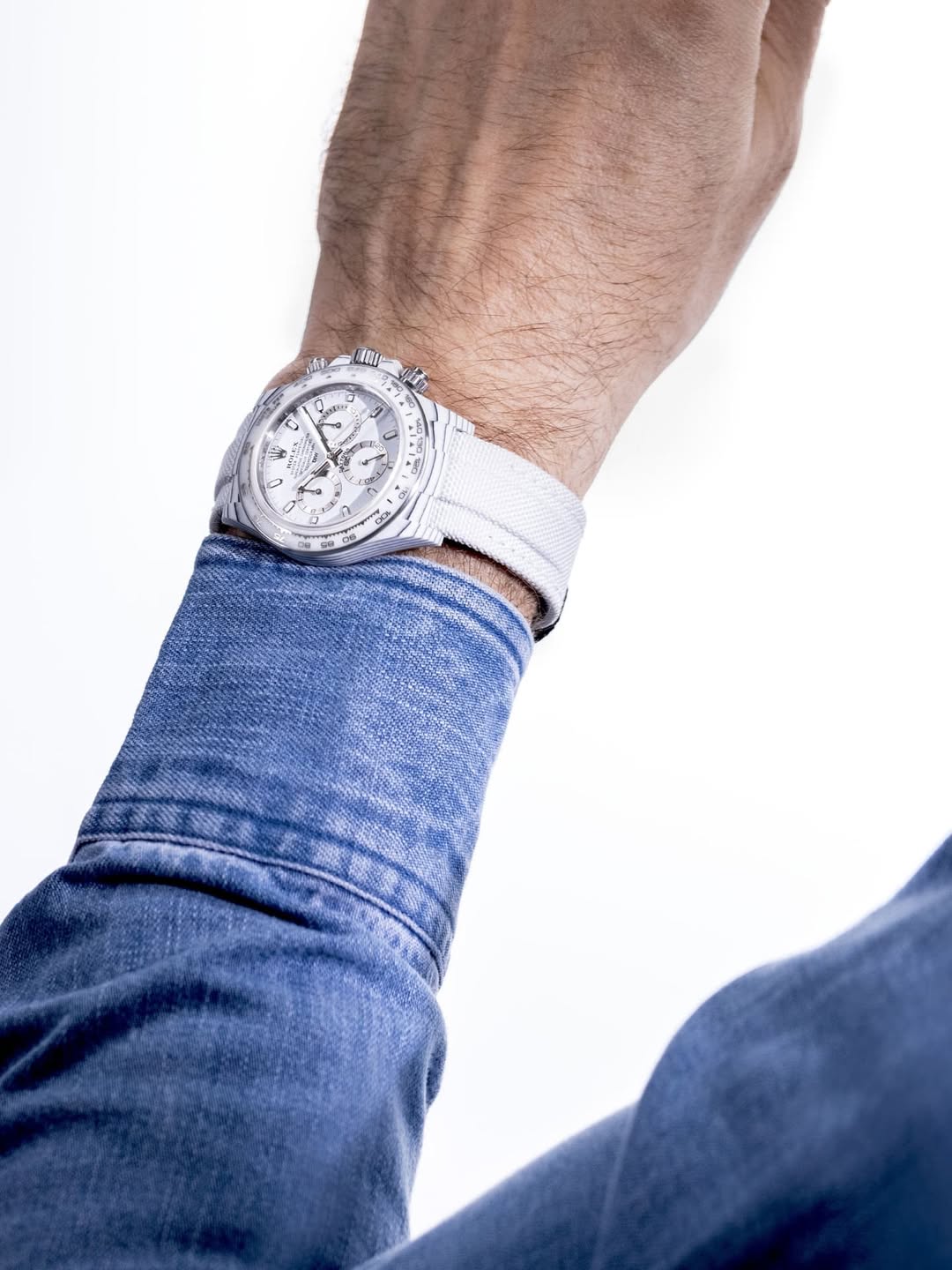 All White Rolex DiW Daytona YUKI DiW 雪姬 白熊猫款劳力士迪通拿 | WORLDTIMER