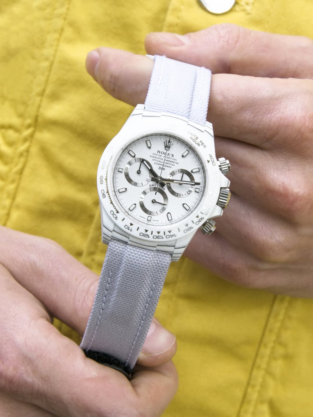 UNIQUE DiW Rolex White Daytona YUKI DiW 雪姬 劳力士 白熊猫迪通拿 | WORLDTIMER