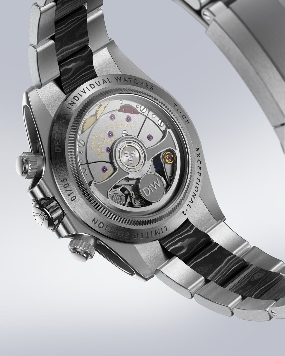 NTPT Carbon Fiber & Titanium Rolex Daytona DiW EXCEPTIONAL-2 鈦金屬+碳纖維 勞力士DiW 地通拿 | WORLDTIMER