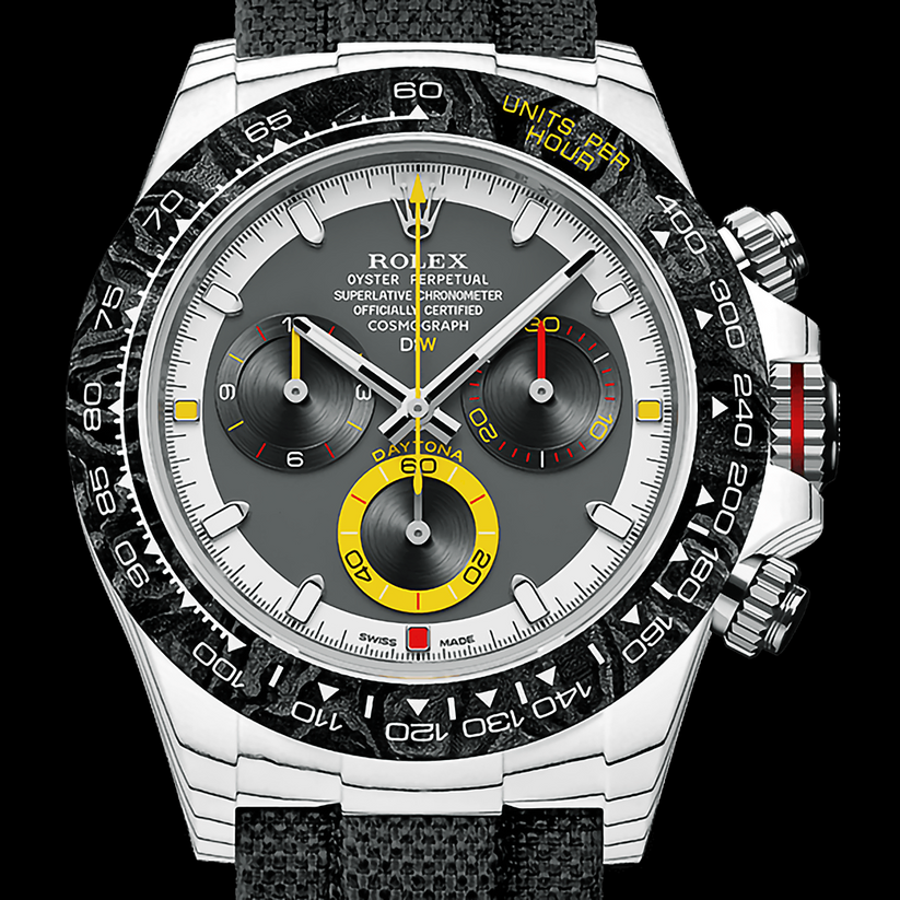 Buy Rolex DiW Daytona QUANTUM RACER CarboQuartz Online | WORLDTIMER