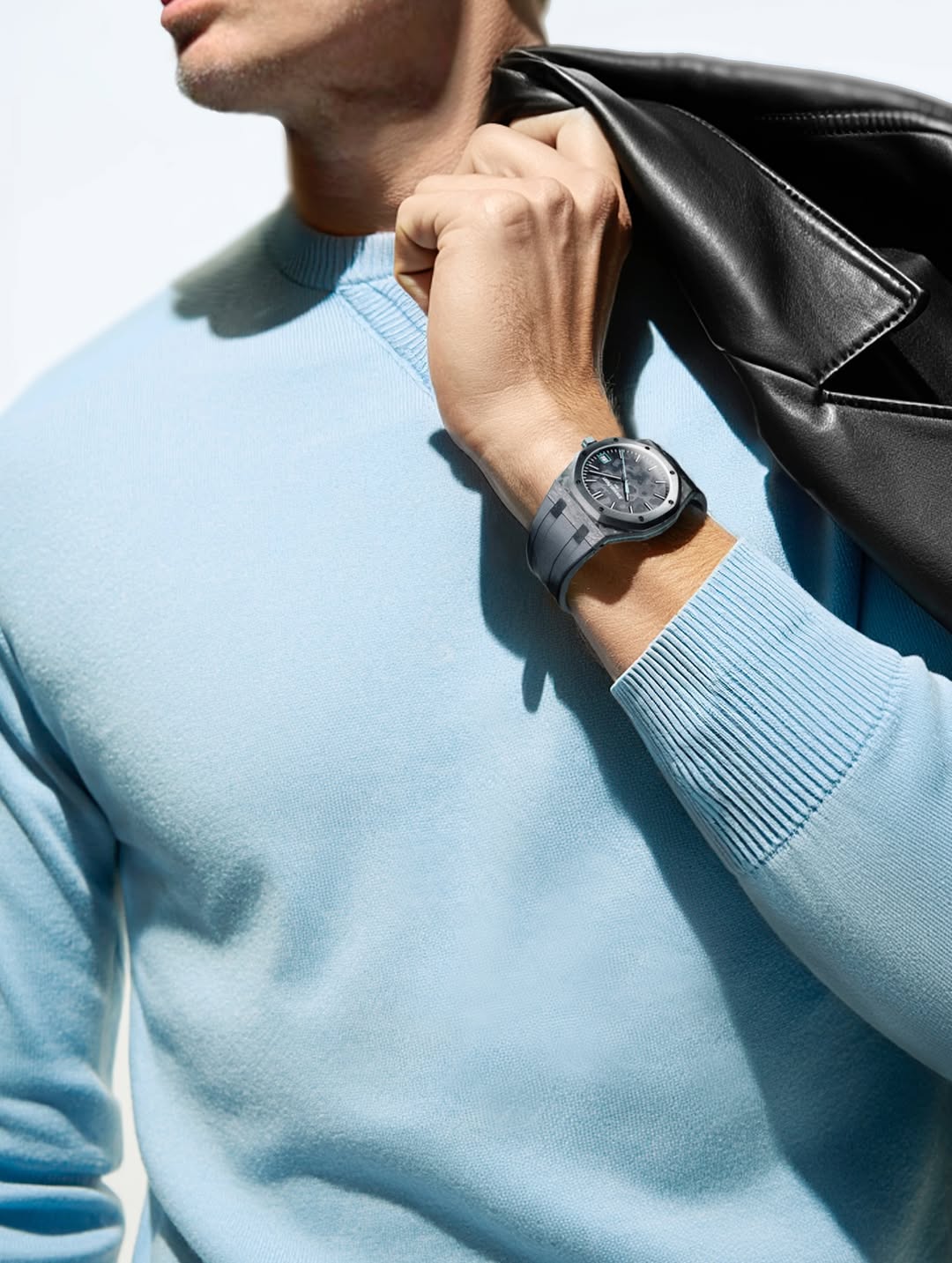 NTPT Carbon AP Royal Oak 15500ST DiW VOIDLINE AQUA 愛彼皇家橡樹 15500ST | WORLDTIMER