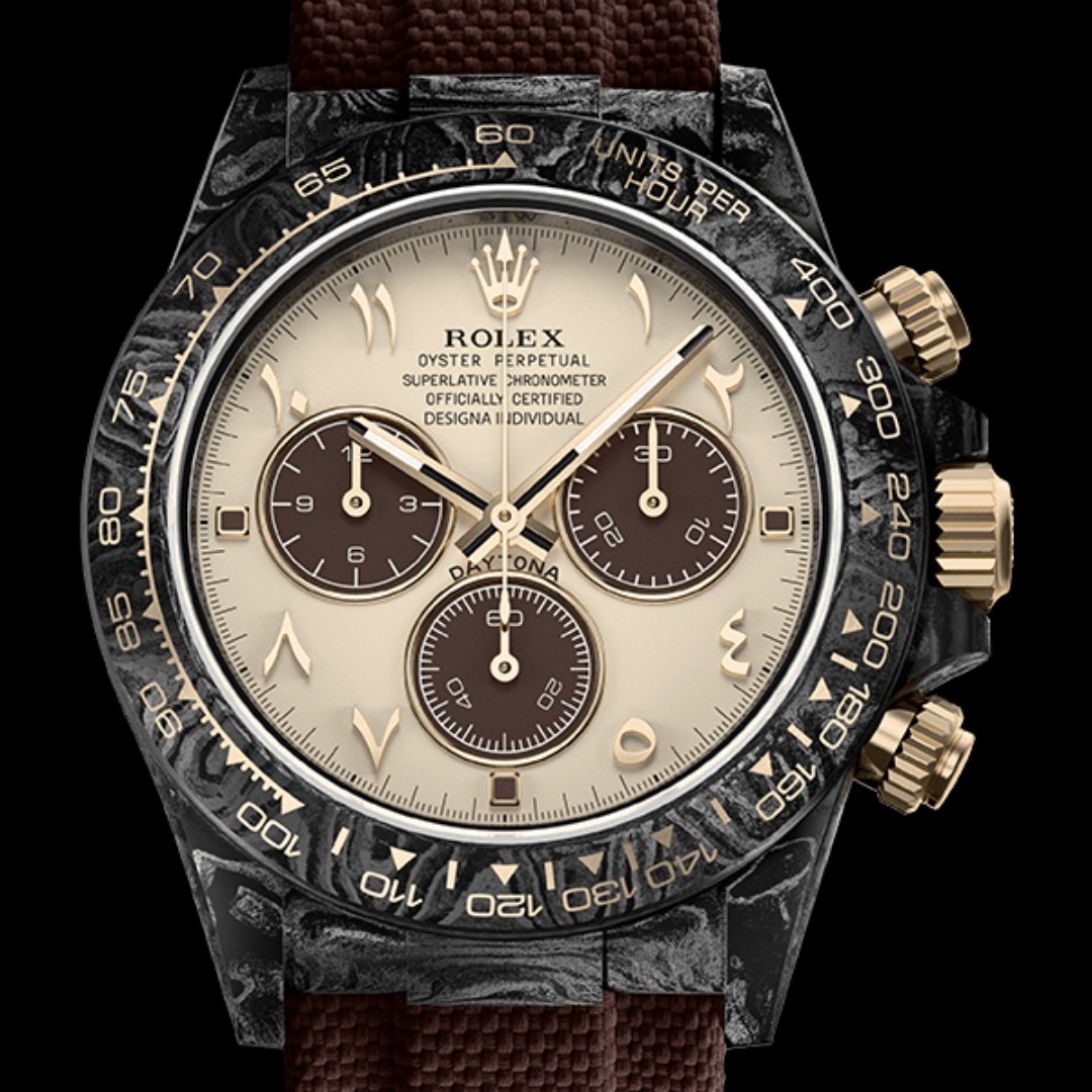 Rolex Daytona Desert Eagle Arabic V2【DiW】勞力士DiW 碳纖維地通拿 沙漠之鷹v2 | WORLDTIMER