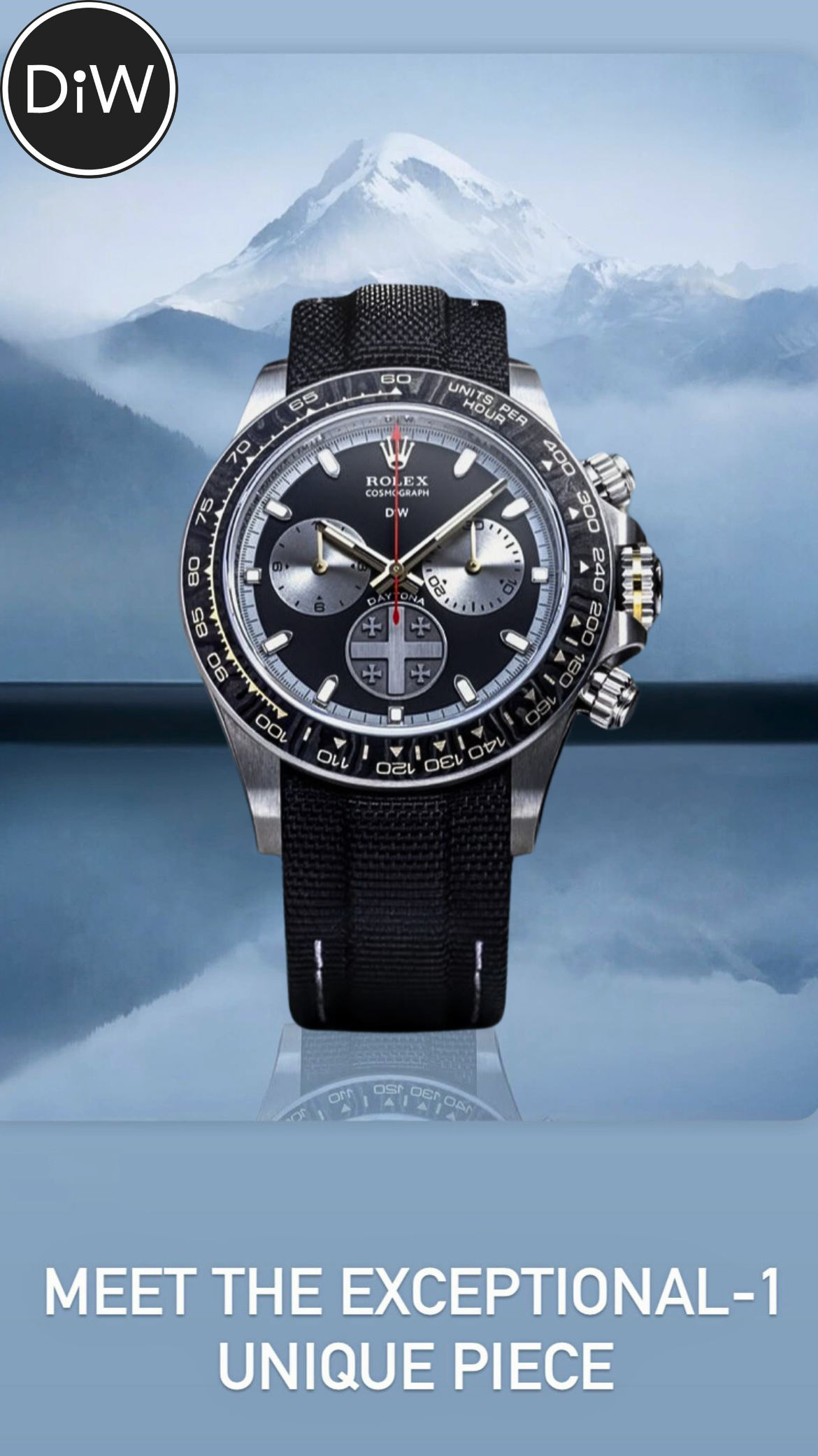 DiW Rolex Titanium Daytona GEORGIA'S HERITAGE 獨一無二 勞力士DiW 鈦金屬地通拿 | WORLDTIMER