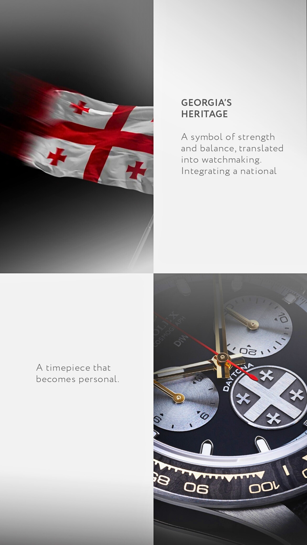 Titanium Rolex DiW Daytona GEORGIA'S HERITAGE 獨一無二 鈦金屬勞力士 DiW地通拿 | WORLDTIMER