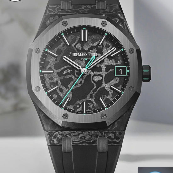 NTPT Carbon AP Royal Oak 15500ST DiW VOIDLINE AQUA 愛彼皇家橡樹 15500ST | WORLDTIMER
