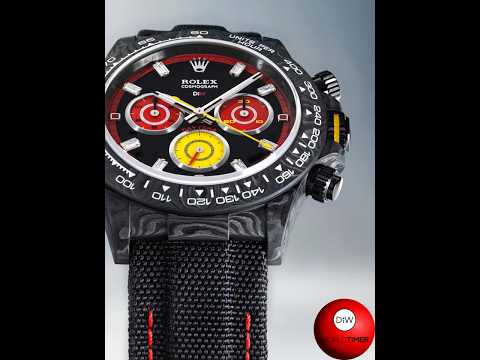 F1 Racing Inspired Custom Rolex DiW Daytona 獨一無二 F1靈感 勞力士DiW 碳纖維地通拿 | WORLDTIMER