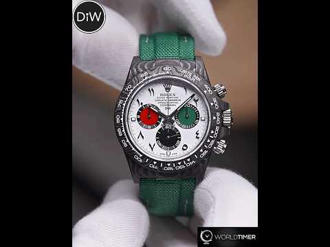 UNIQUE DiW Rolex Daytona UAE Edition 獨一無二 勞力士DiW 碳纖維地通拿 | WORLDTIMER