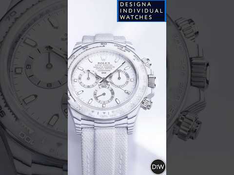 All White Rolex DiW Daytona YUKI DiW 雪姬白熊猫款劳力士迪通拿 | WORLDTIMER