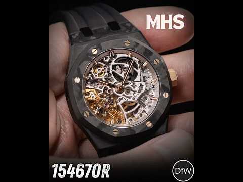 DiW All Carbon AP Royal Oak Double Balance Wheel Openworked 15467OR MHS Project | APhk 愛彼 皇家橡樹 | WORLDTIMER