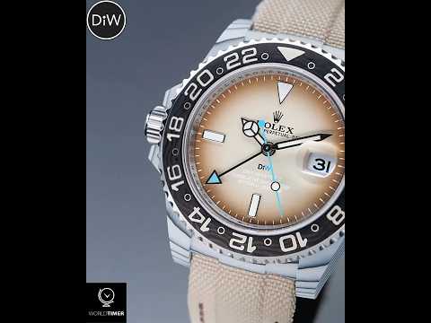 獨一無二左撇子 DiW勞力士 格林尼治型 SAVANNA Left-Handed Rolex GMT Watch | WORLDTIMER