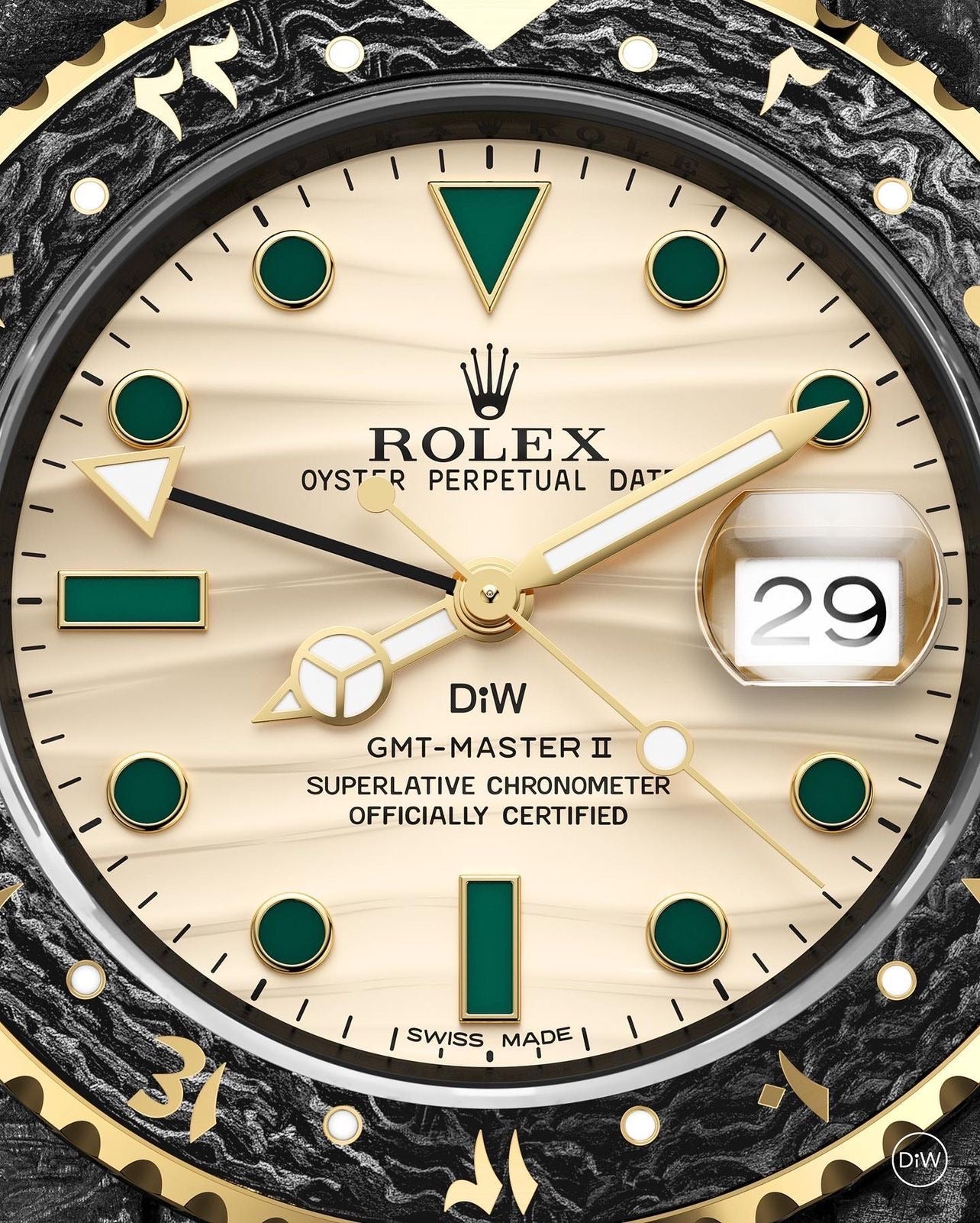 Carbon DiW Rolex GMT Master II "OASIS" 勞力士 格林尼治型 | WORLDTIMER