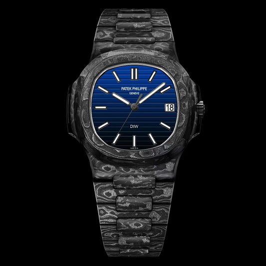 Patek Philippe DiW 百達翡麗 Carbon Nautilus 5711/1A BLUE GRAIL Watch | WORLDTIMER